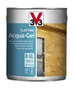 Ultime Pezzi Flatting acqua-gel - noce scuro - 2,5 litri